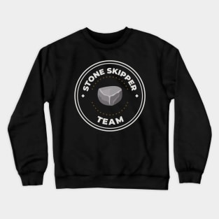 Stone skipping team logo Crewneck Sweatshirt